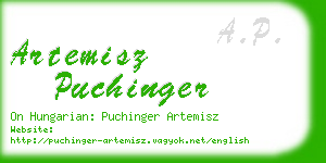 artemisz puchinger business card